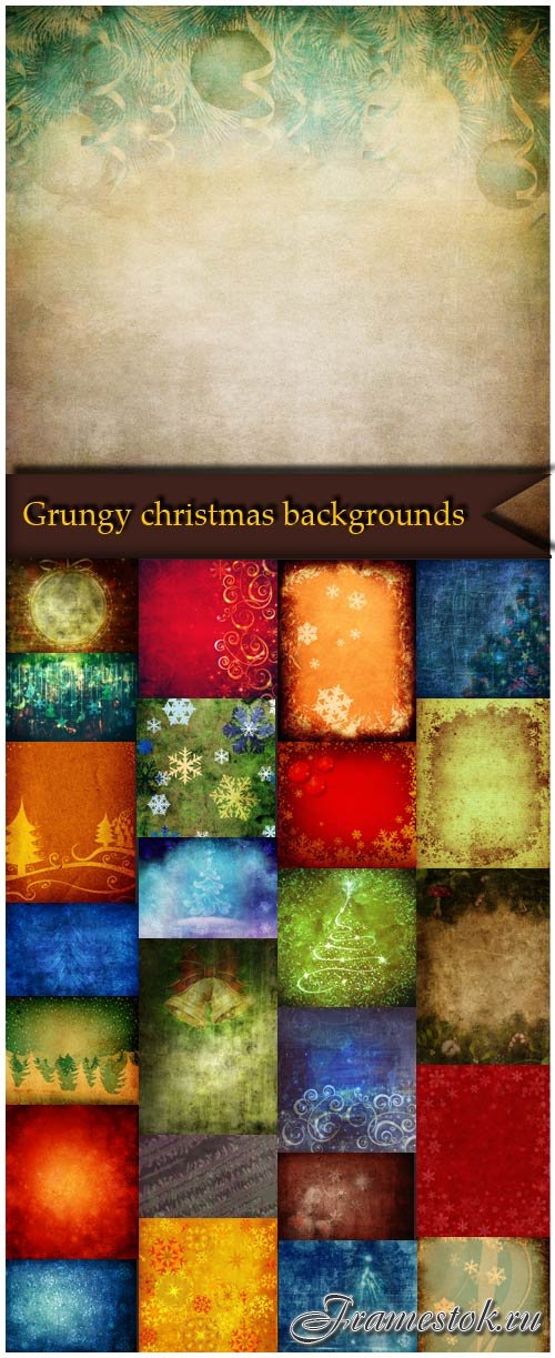 Grungy christmas backgrounds
