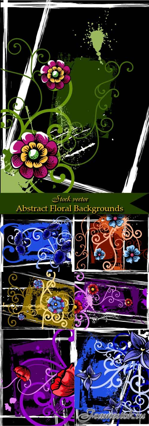 Abstract Floral Backgrounds