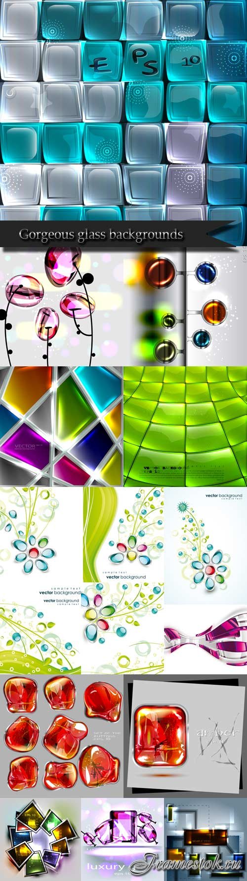 Gorgeous glass backgrounds