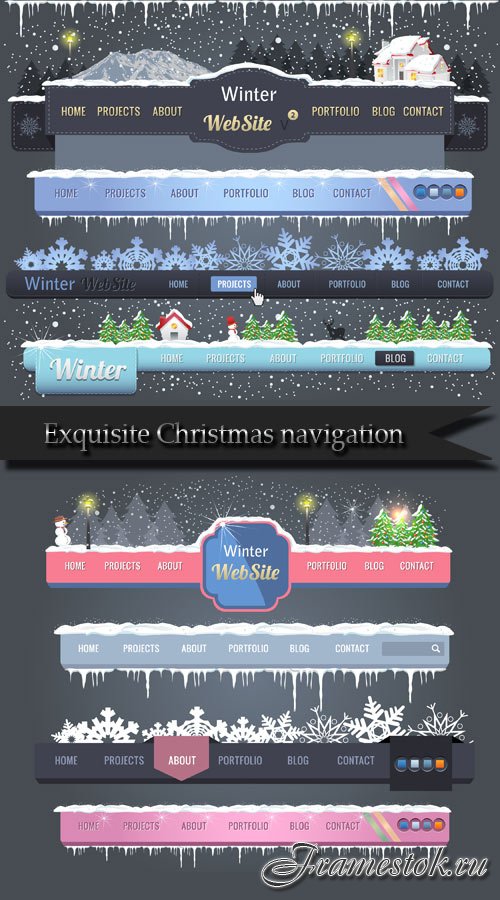 Exquisite Christmas navigation