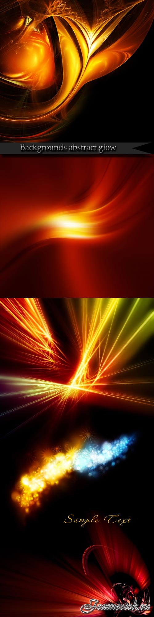 Backgrounds abstract glow
