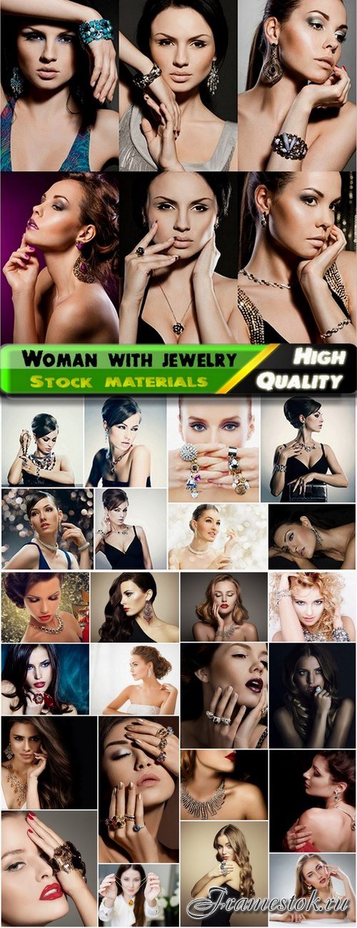 Woman with beautiful jewelry - 25 HQ Jpg