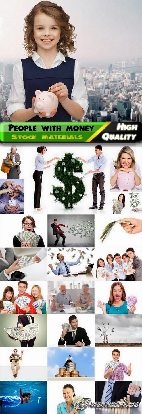 Business concept and people with money - 25 HQ Jpg