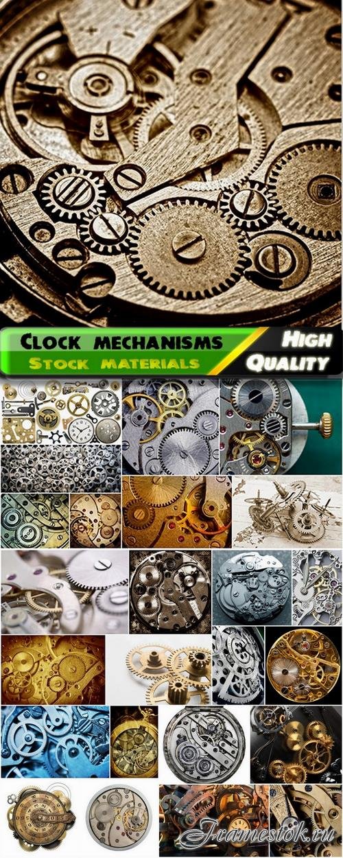 Clock mechanisms backgrounds Stock images - 25 HQ Jpg