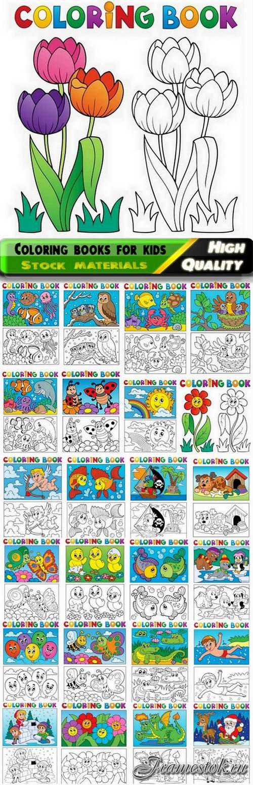 Coloring books for kids with nature and animals 2 - 25 Eps