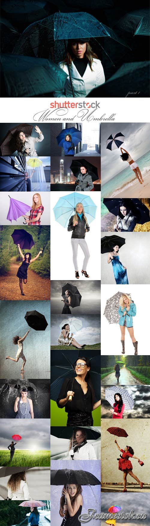 Women and Umbrella - 1