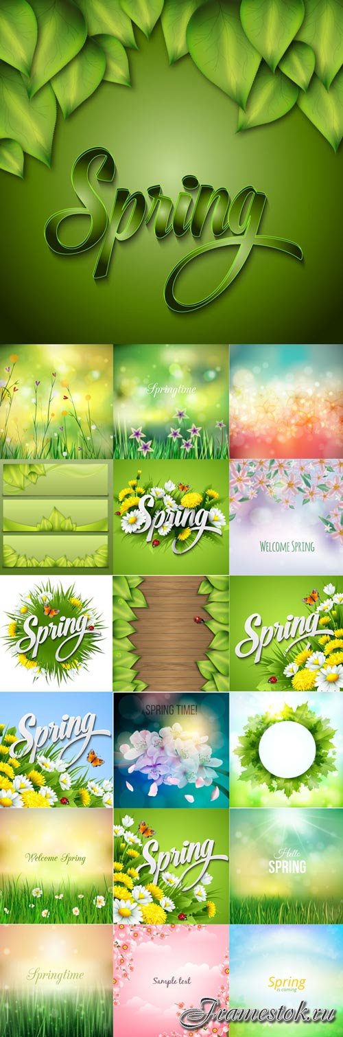 Spring time vector 2