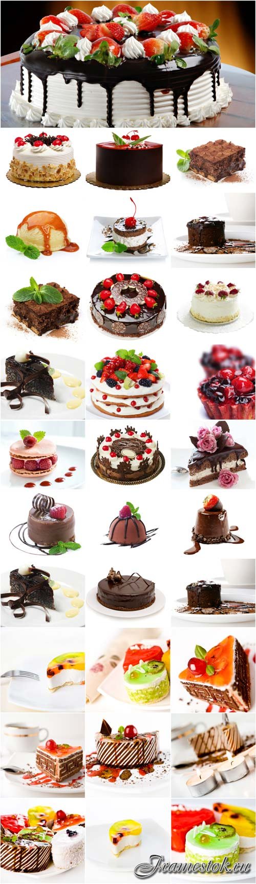 Sweet dessert - cakes and pies