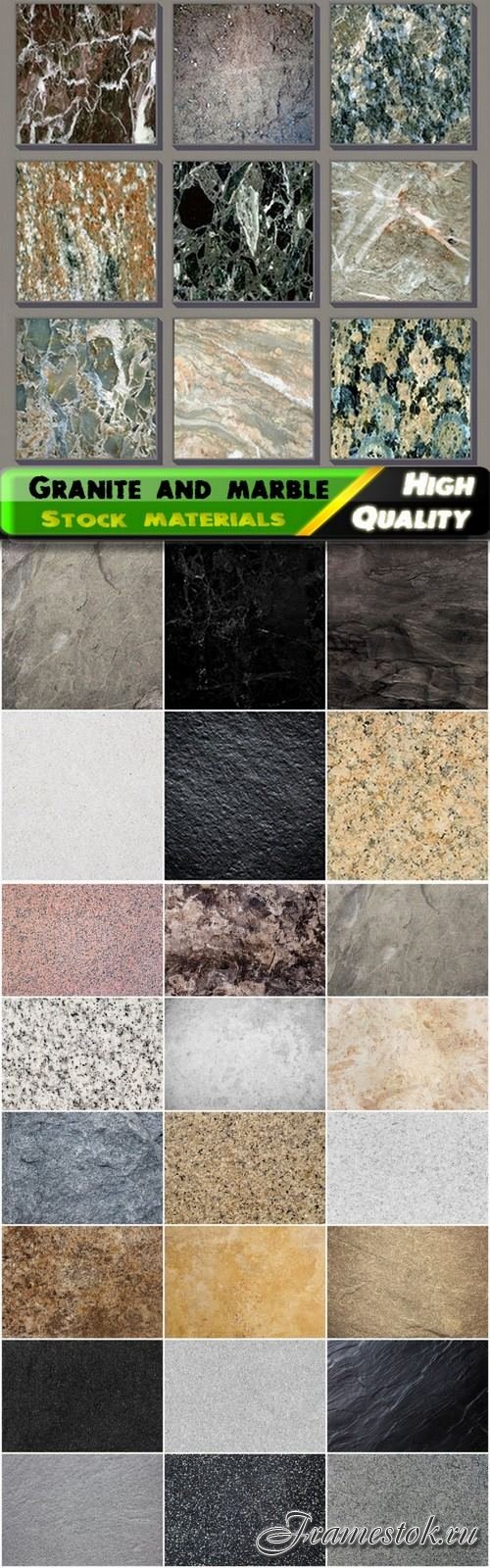Granite textures and marble backgrounds - 25 HQ Jpg