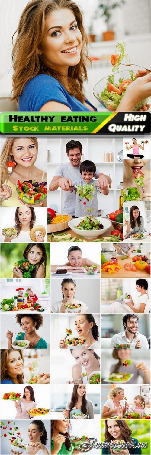 People have healthy eating and organic foods - 25 HQ Jpg