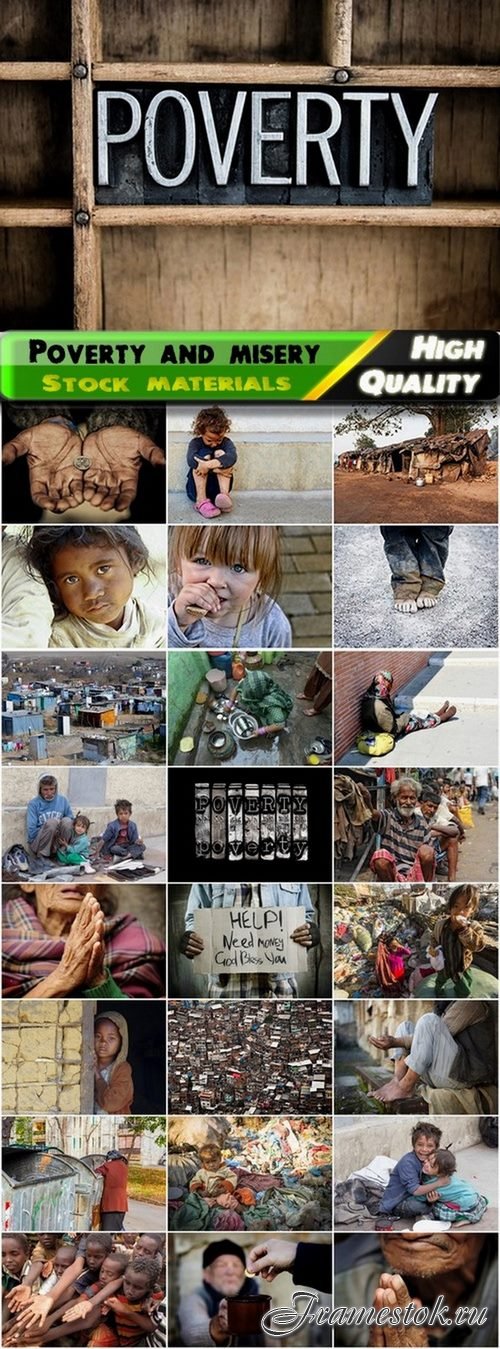 Poverty and misery it's the social issue - 25 HQ Jpg