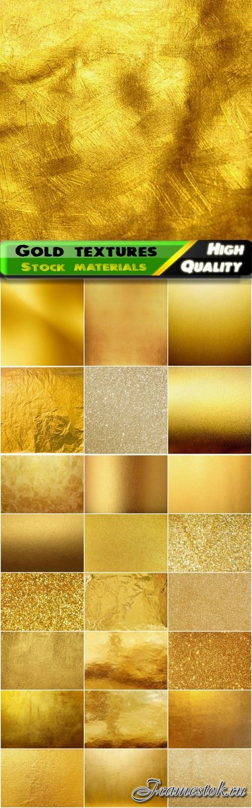 Gold textures and glitter backgrounds - 25 HQ Jpg
