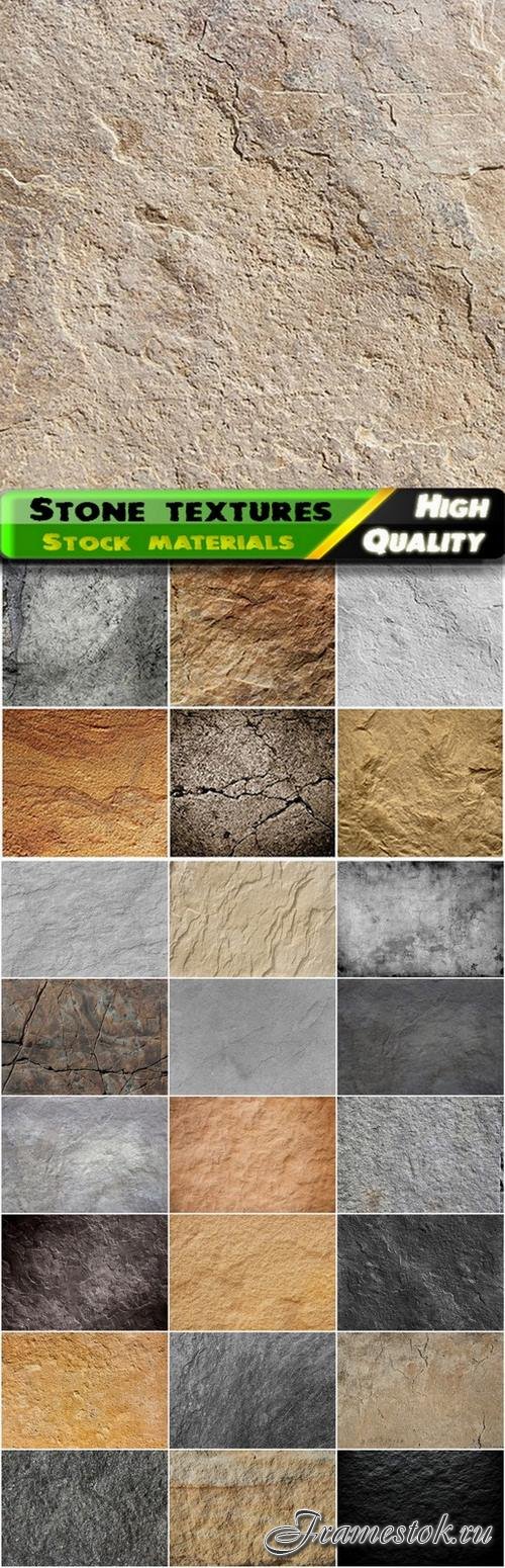 Textures stones with rough and cracked surface - 25 HQ Jpg