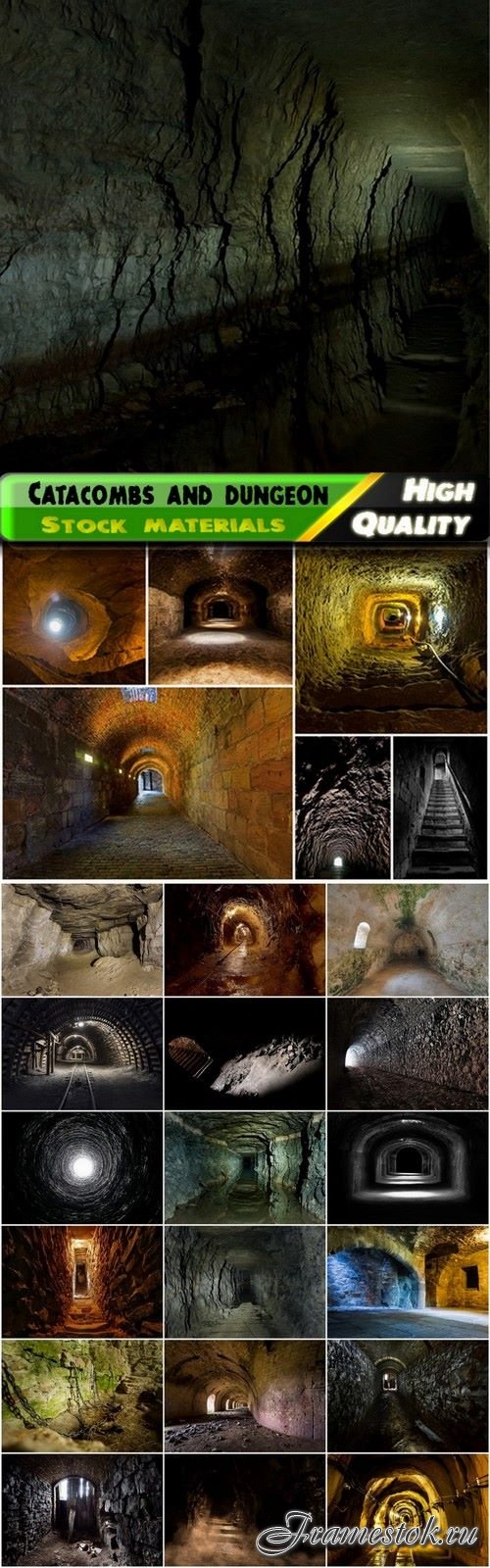 Old cellars and damp catacombs and dungeons - 25 HQ Jpg
