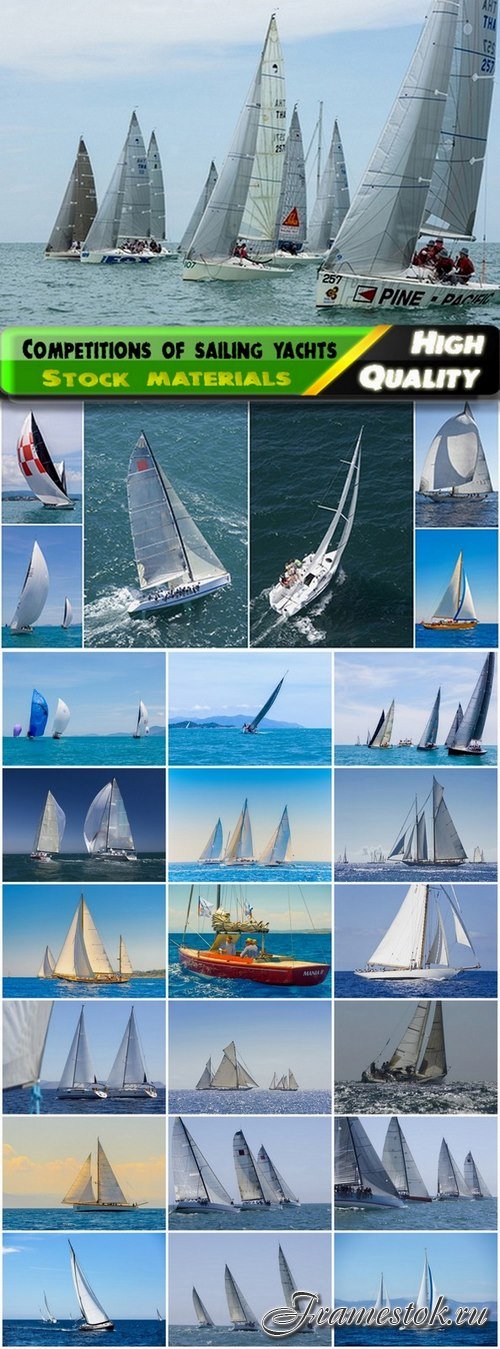Races and competitions of sailing yachts and their crews - 25 HQ Jpg