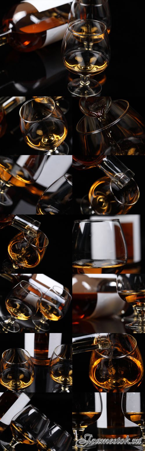 Whiskey, Cognac Raster Graphics
