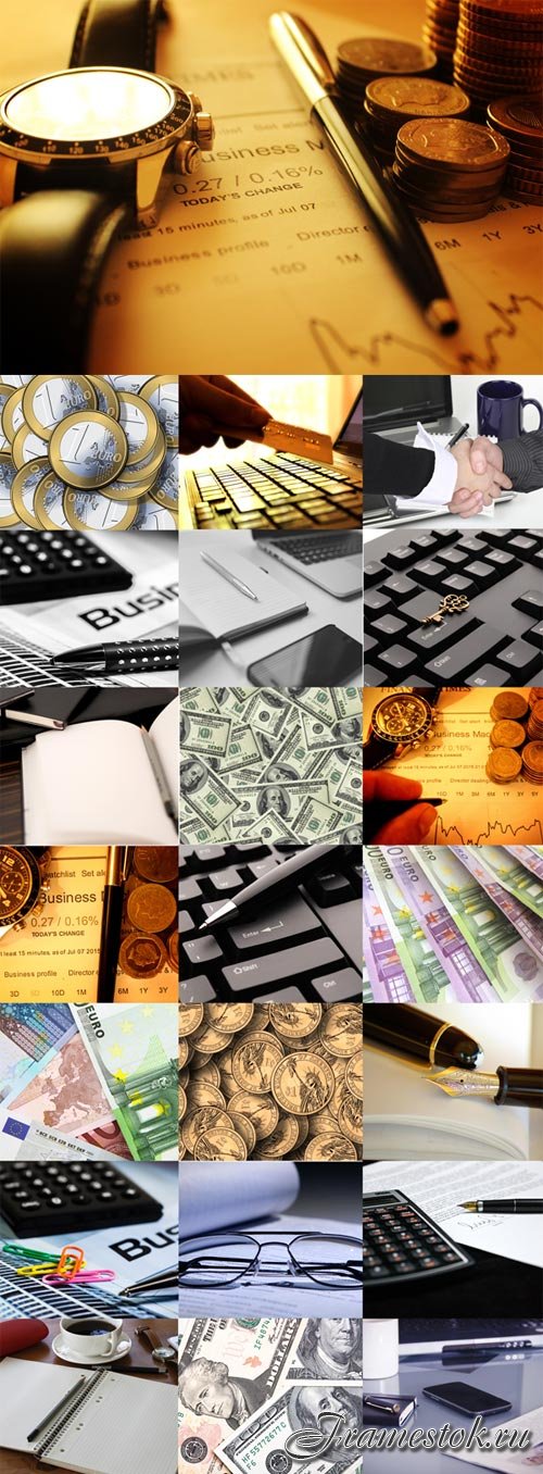 Business, money, online Raster Graphics