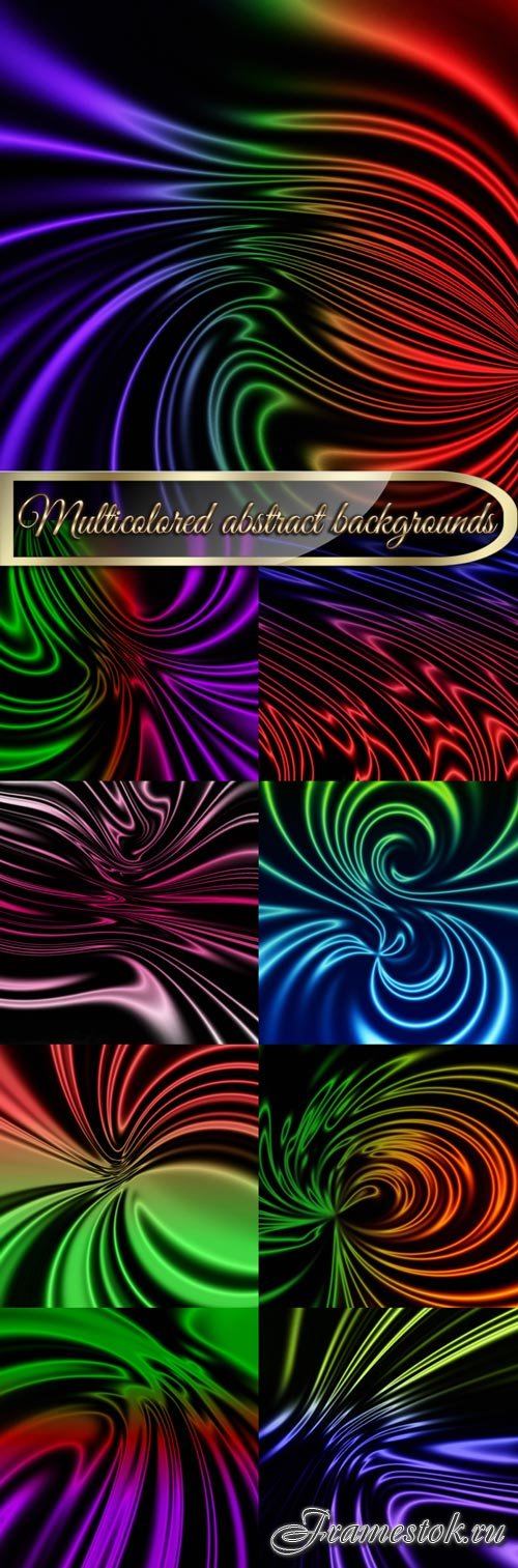 Multicolored abstract backgrounds bitmap