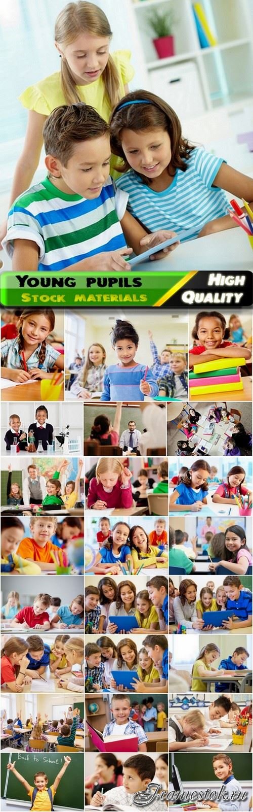 Pupils of elementary grades - 25 HQ Jpg