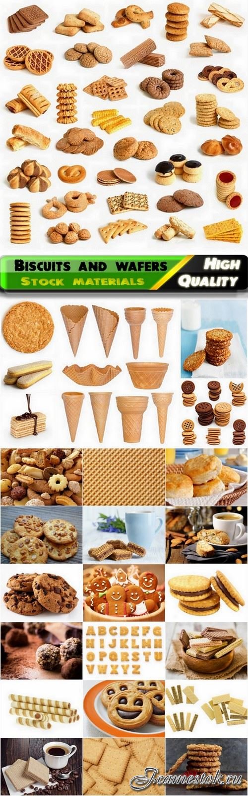 Delicious and sweet biscuits and wafers - 25 HQ Jpg