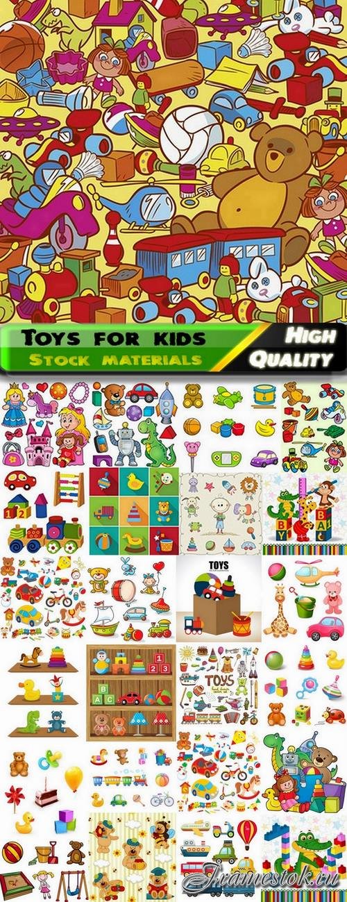 Different toys for kids and children - 25 Eps