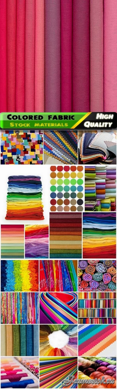 Colored fabric and thread - 23 HQ Jpg