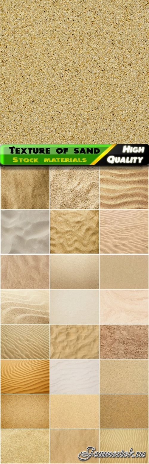 Texture of sand in dune desert - 25 HQ Jpg