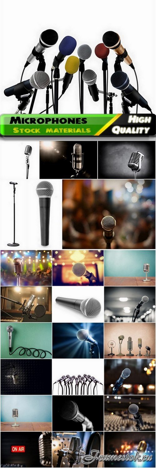 Microphones for performances - 25 HQ Jpg