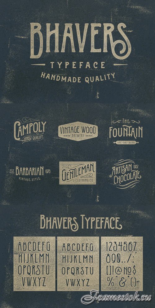 Bhavers Typeface font