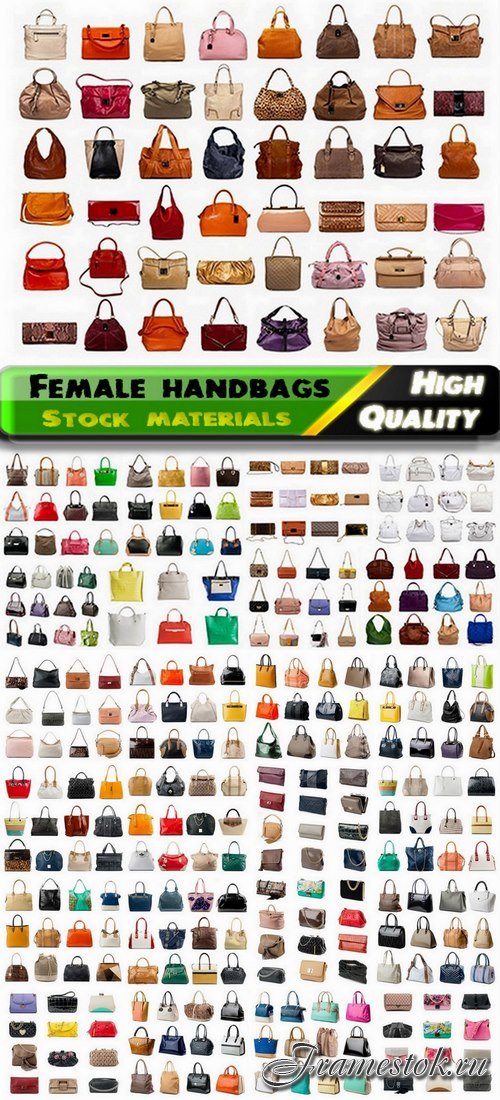Big set of female bags and handbags - 25 HQ Jpg