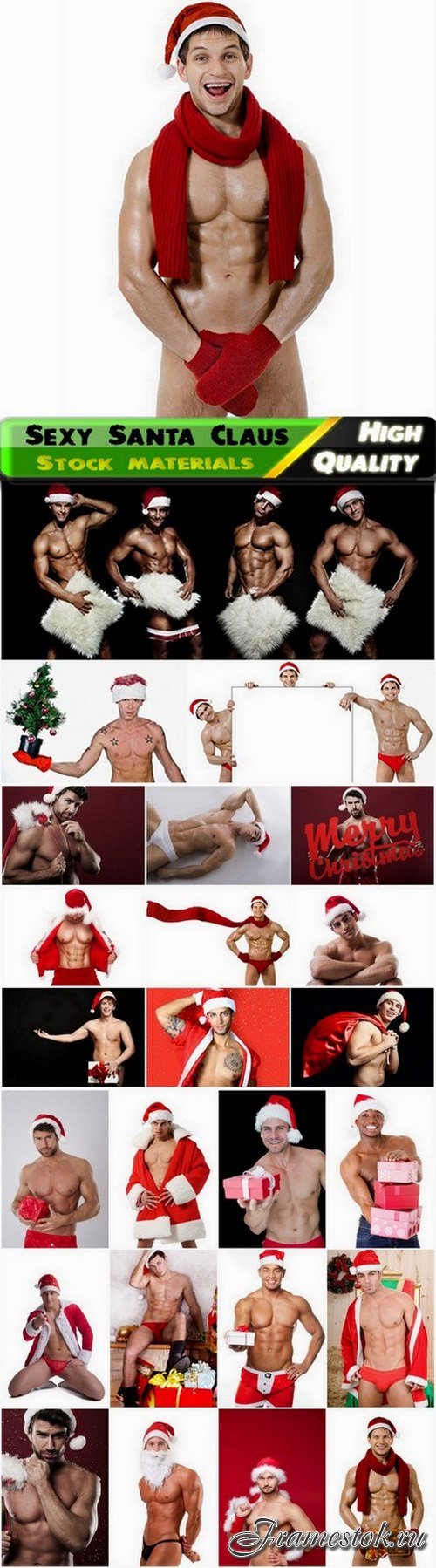 Sexy Santa Claus with presents - 25 HQ Jpg