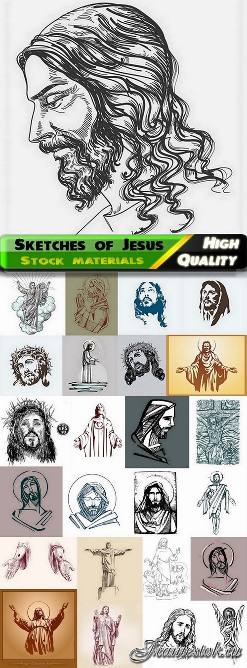 Sketches of Jesus and Christian religion - 25 Eps