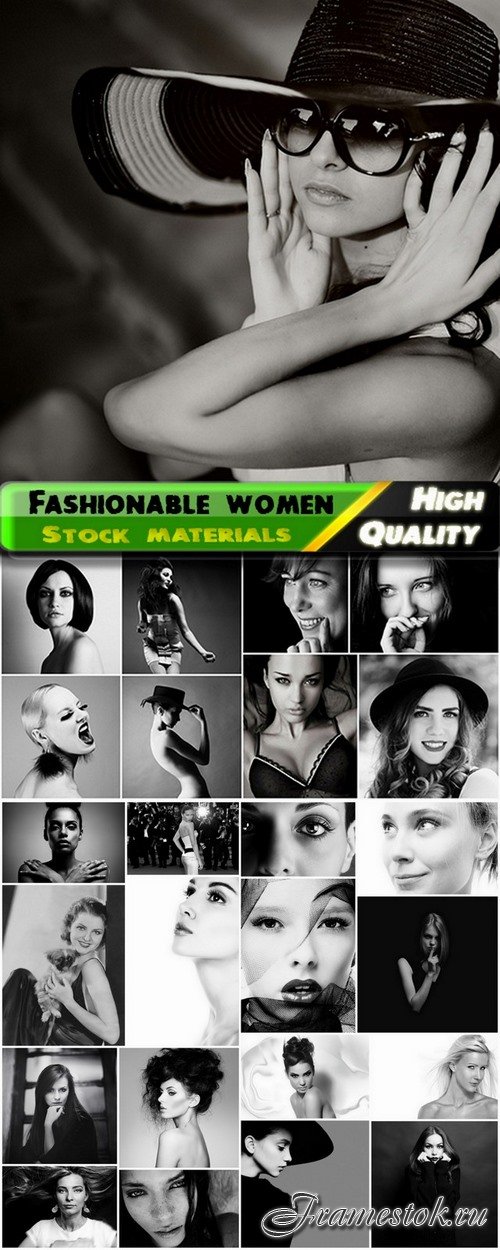 Black and white photography of model women - 25 HQ Jpg