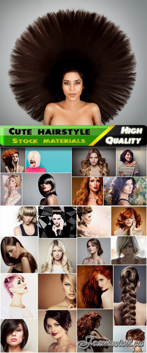 Women with cute hairstyle and haircuts model - 25 HQ Jpg