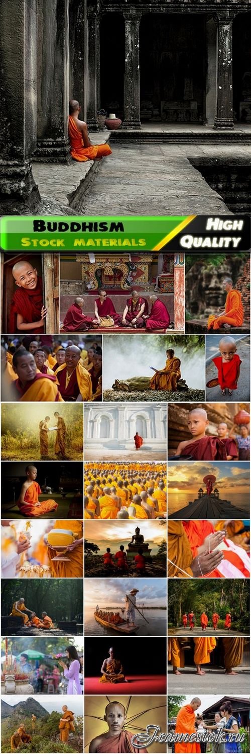 Buddhism faith and buddhist monks - 25 HQ Jpg