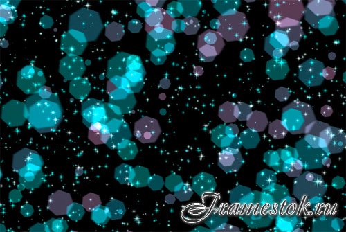 Background footage bokeh and stars - 2