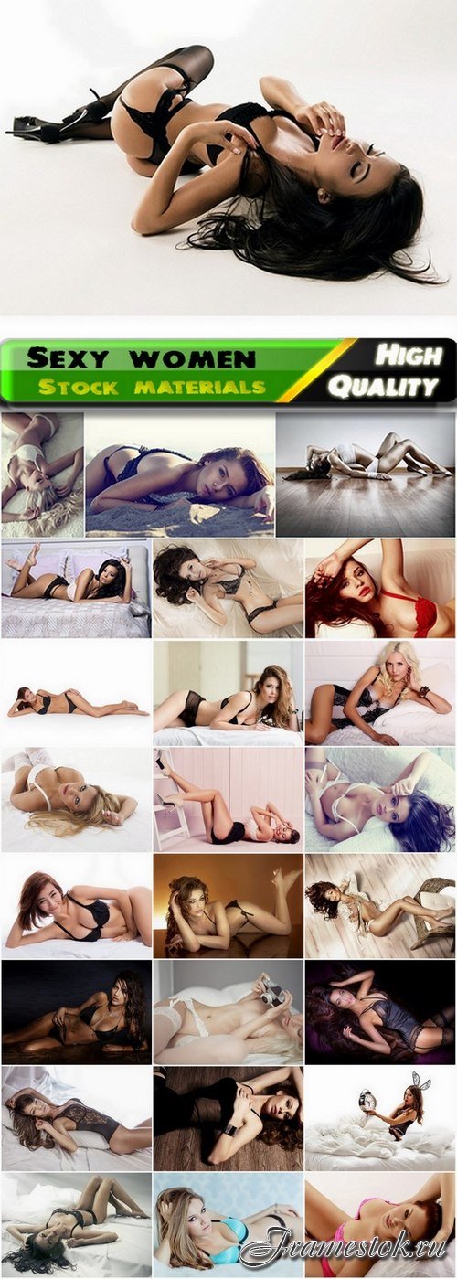 Sexy woman lies in erotic poses - 25 HQ Jpg