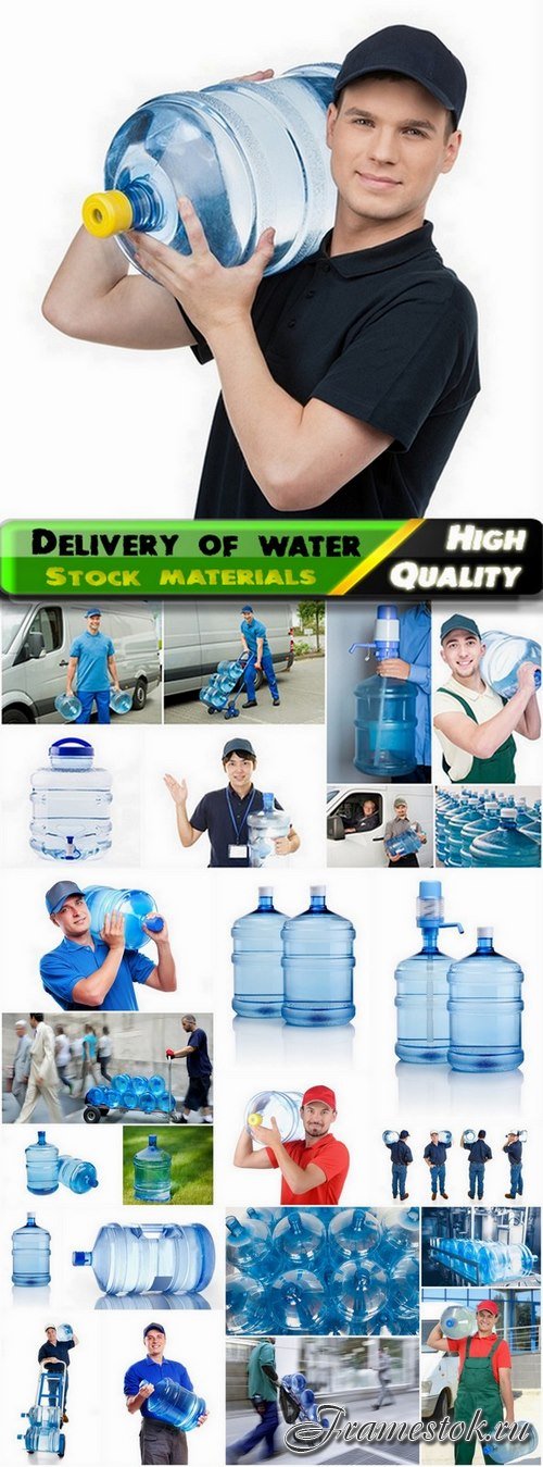 Courier delivery drinking water - 25 HQ Jpg