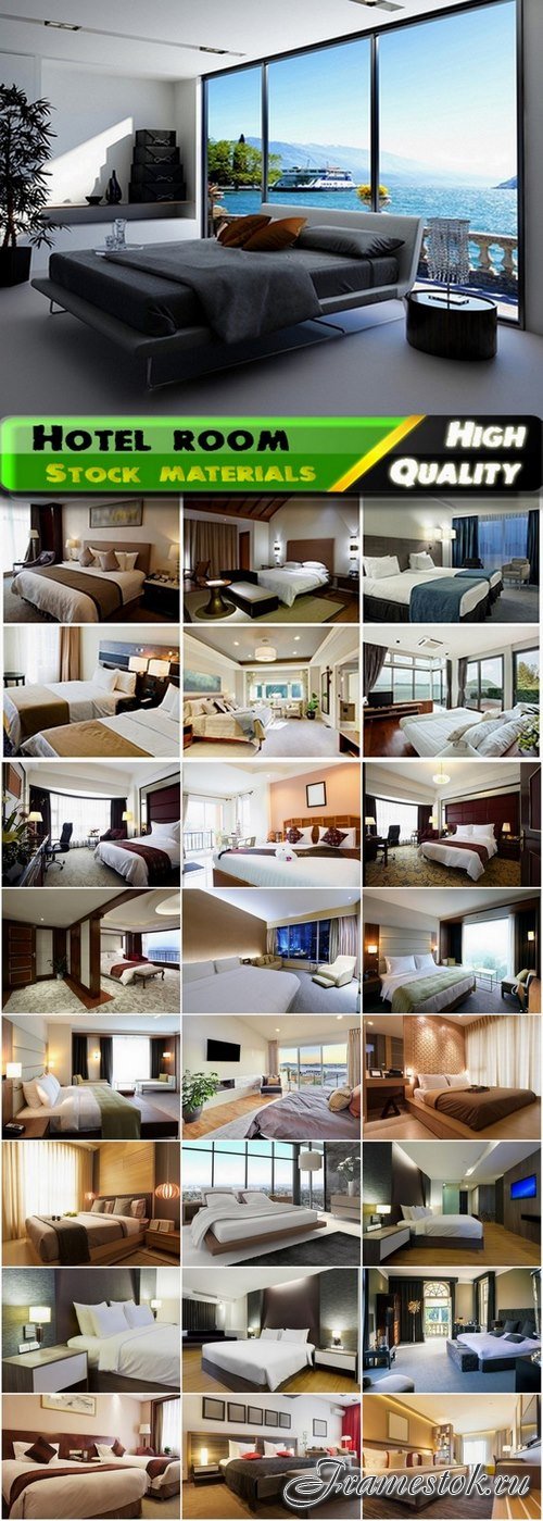 Hotel room and home interior in modern style - 25 HQ Jpg