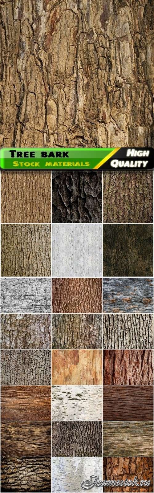 Textures of tree bark and wood - 25 HQ Jpg