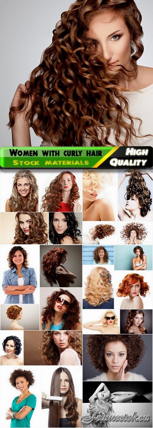 Beautiful women with curly hair - 25 HQ Jpg