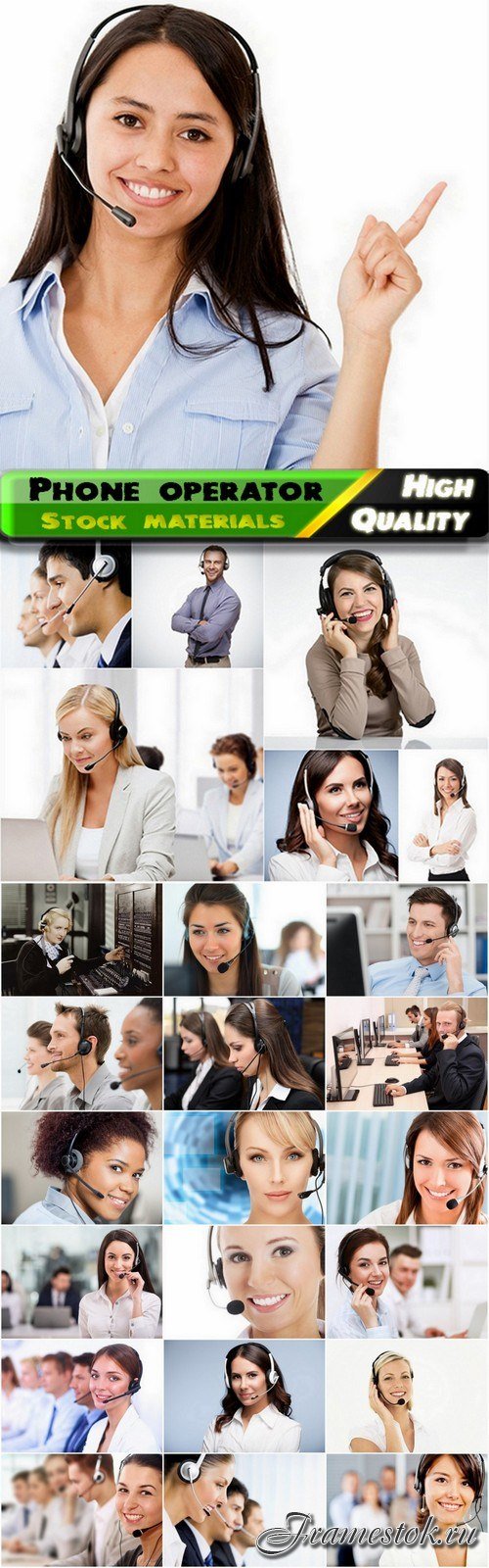 Phone operator and support service - 25 HQ Jpg