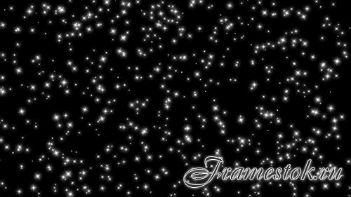 Background footage of twinkling stars 