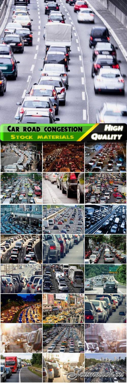 Car road congestion Stock images - 25 HQ Jpg