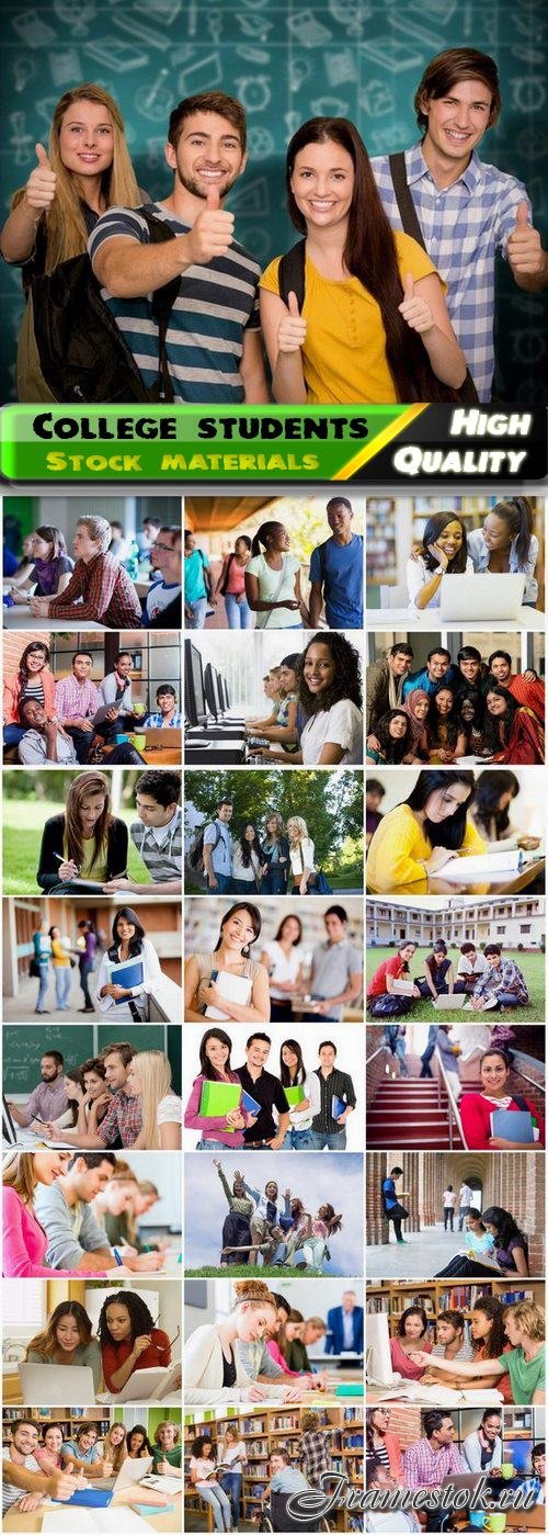 Happy and smart college students - 25 HQ Jpg