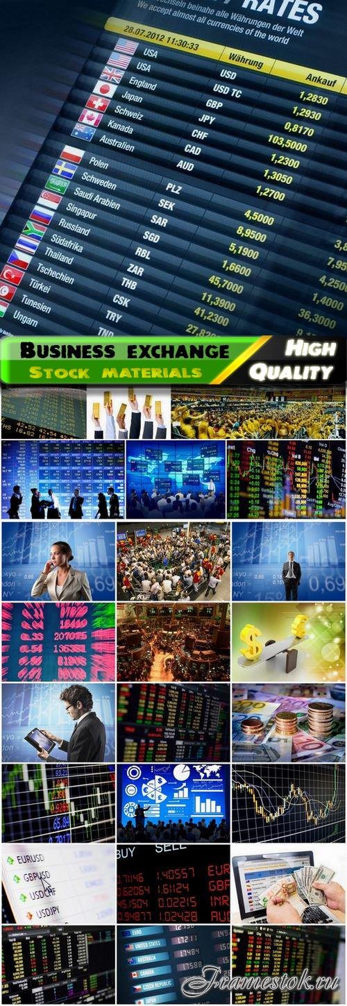 Business exchange rates and diagrams - 25 HQ Jpg