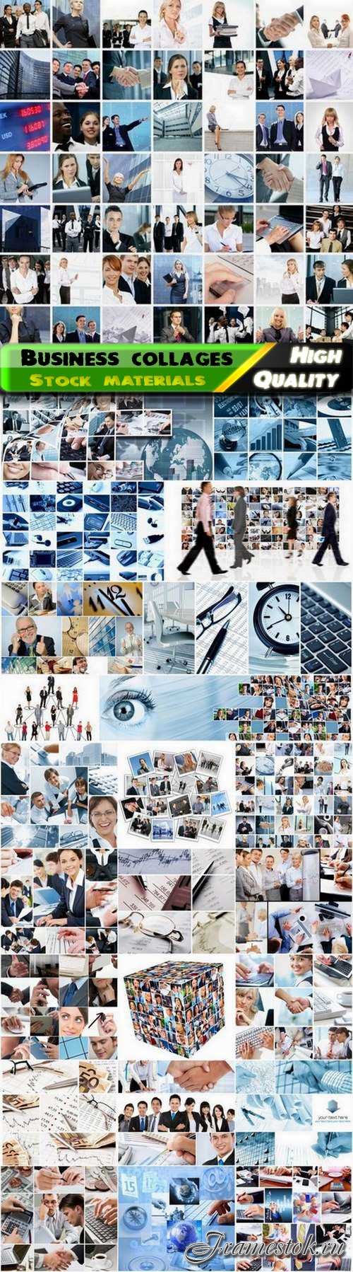Business company people and worker collage - 25 HQ Jpg