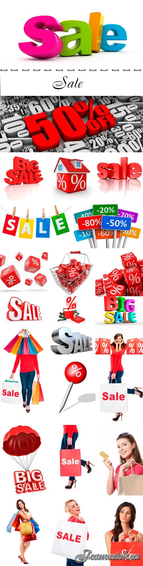 Sale raster graphics