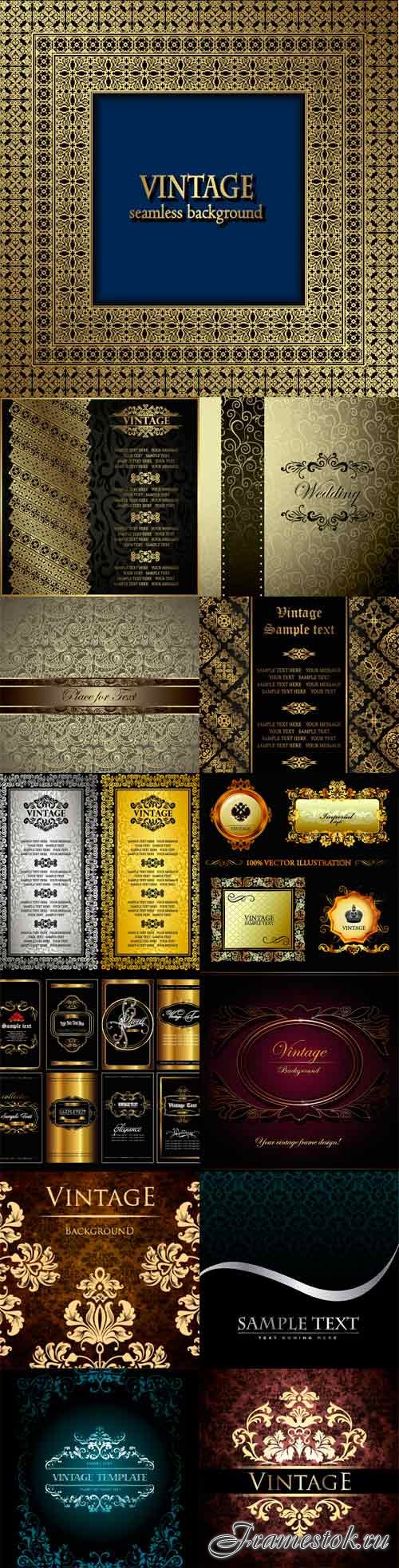 Vector vintage texture collection