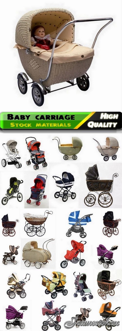 Baby carriage and transport for newborns - 25 HQ Jpg